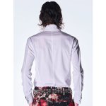 画像4: 【2026AW先行予約】kiryuyrik キリュウキリュウ / Funsy Twill Cuffs Buttom Shirt (1色展開) (4)