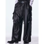 画像2: 【2026AW先行予約】kiryuyrik キリュウキリュウ / Emboss Silley Jersey Cargo Pants (1色展開) (2)