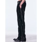 画像4: 【2026AW先行予約】kiryuyrik キリュウキリュウ / TOGE Velvet Wide Slacks (2色展開) (4)