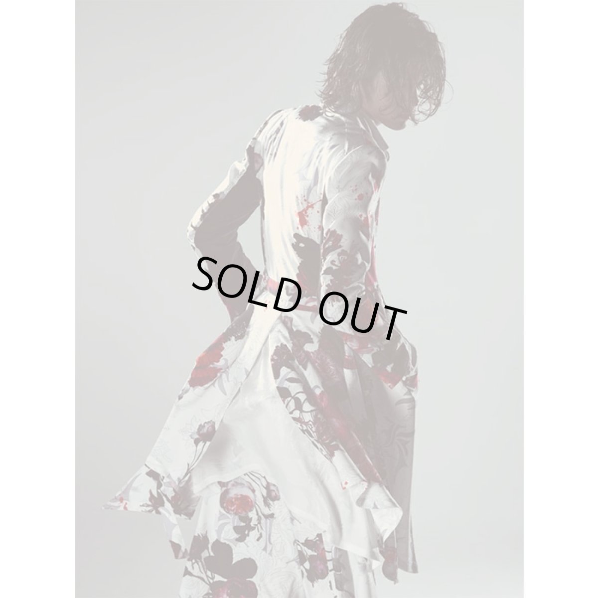 画像26: 【2026AW先行予約】kiryuyrik キリュウキリュウ / Goth Flora Suede Satin Flare Jacket (2色展開) (26)
