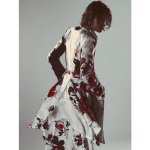 画像26: 【2026AW先行予約】kiryuyrik キリュウキリュウ / Goth Flora Suede Satin Flare Jacket (2色展開) (26)