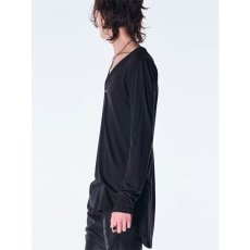画像3: 【2026AW先行予約】kiryuyrik キリュウキリュウ / BEATENJIKU Henry Neck T-Shirt (2色展開) (3)