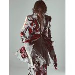 画像27: 【2026AW先行予約】kiryuyrik キリュウキリュウ / Goth Flora Suede Satin Flare Jacket (2色展開) (27)