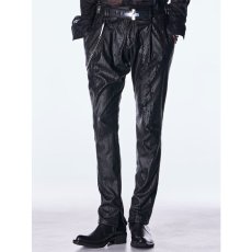 画像2: 【2026AW先行予約】kiryuyrik キリュウキリュウ / Cross Dot Fleece Boots Cut Slacks (1色展開) (2)