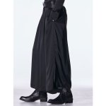 画像3: 【2026AW先行予約】kiryuyrik キリュウキリュウ / Vintage Satin Wide Tuck Slacks (1色展開) (3)