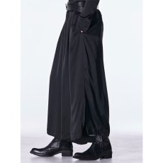 画像3: 【2026AW先行予約】kiryuyrik キリュウキリュウ / Vintage Satin Wide Tuck Slacks (1色展開) (3)