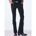 画像3: 【2026AW先行予約】kiryuyrik キリュウキリュウ / High Tension Jersey Lace Up Flare Pants (1色展開) (3)
