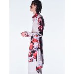 画像10: 【2026AW先行予約】kiryuyrik キリュウキリュウ / Goth Flora Flare Shirt (2色展開) (10)