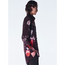 画像2: 【2026AW先行予約】kiryuyrik キリュウキリュウ / Goth Flora Shirt (2色展開) (2)