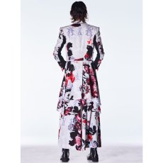 画像21: 【2026AW先行予約】kiryuyrik キリュウキリュウ / Goth Flora Suede Satin Flare Jacket (2色展開) (21)