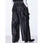画像4: 【2026AW先行予約】kiryuyrik キリュウキリュウ / Emboss Silley Jersey Cargo Pants (1色展開) (4)