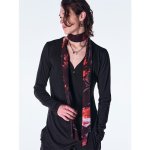 画像2: 【2026AW先行予約】kiryuyrik キリュウキリュウ / Goth Flora Stoal (2色展開) (2)