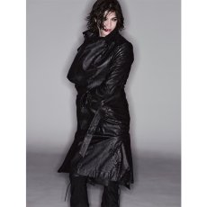 画像5: 【2026AW先行予約】kiryuyrik キリュウキリュウ / Cross Dot Fleece Long Napoleon Coat (1色展開) (5)