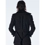 画像5: 【2026AW先行予約】kiryuyrik キリュウキリュウ / Tweed Fur Safari Blouson (1色展開) (5)