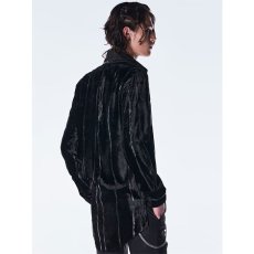 画像2: 【2026AW先行予約】kiryuyrik キリュウキリュウ / TOGE Velvet Shirt (2色展開) (2)