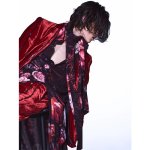 画像4: 【2026AW先行予約】kiryuyrik キリュウキリュウ / Goth Flora Suede Satin Stoal (2色展開) (4)