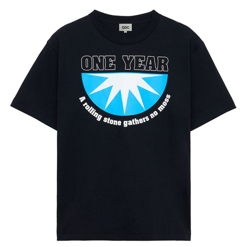 GDC×タングラムコラボ　1回着用　サイズXL GDC ジーディーシー / half star TEE 1th limited (black)の通販