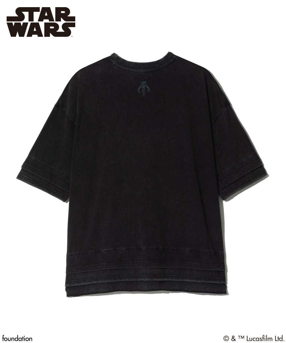 画像2: 【glamb カプセルコレクション先行予約】glamb グラム / STAR WARS/Tri Layered Cutsew (charcoal) (2)