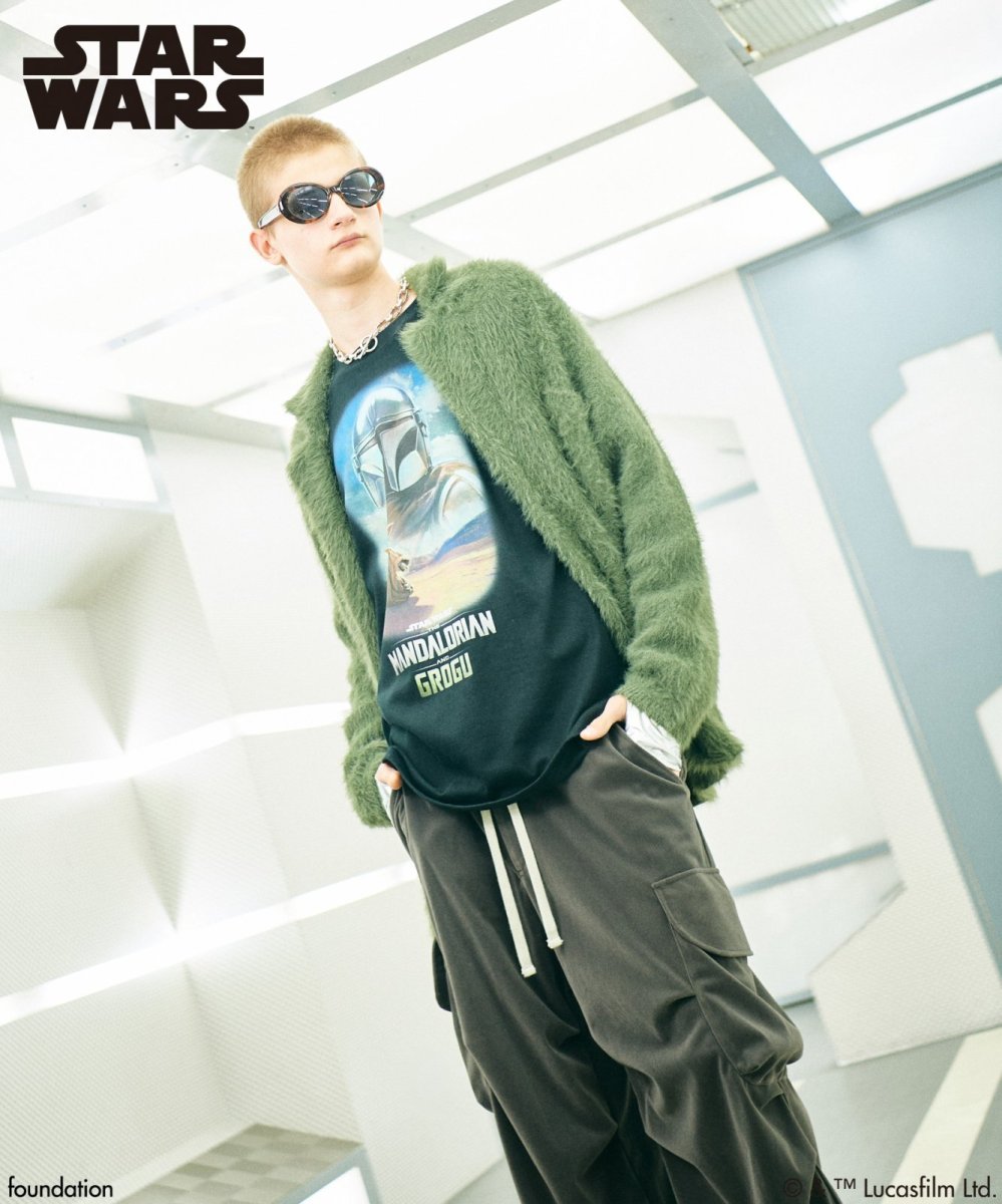 画像5: 【glamb カプセルコレクション先行予約】glamb グラム / The Mandalorian and Grogu/T-shirt (black) (5)
