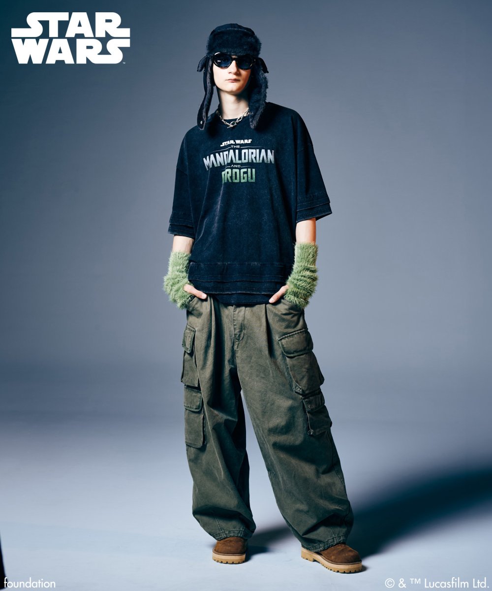 画像10: 【glamb カプセルコレクション先行予約】glamb グラム / STAR WARS/Tri Layered Cutsew (charcoal) (10)
