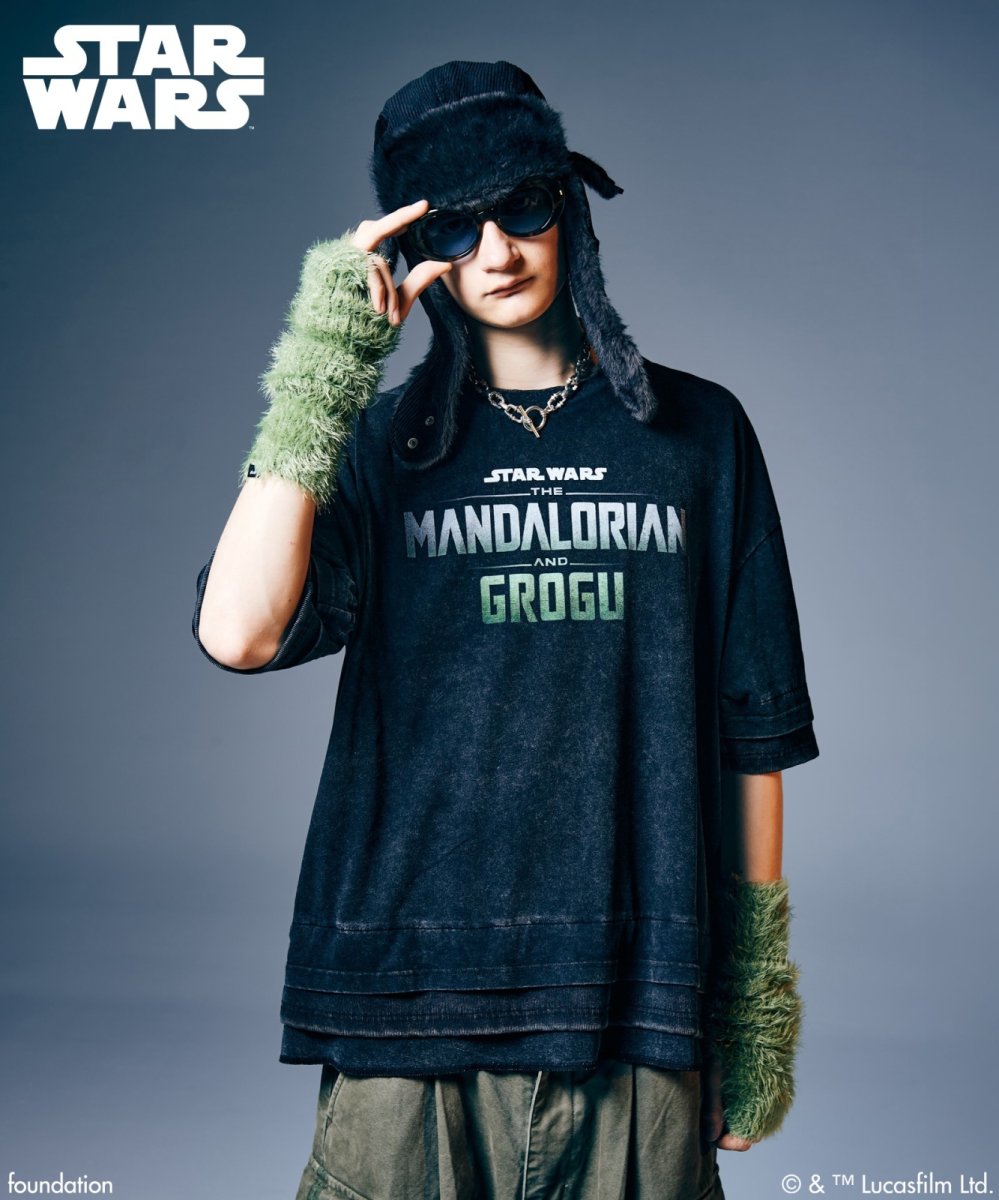 画像4: 【glamb カプセルコレクション先行予約】glamb グラム / STAR WARS/Tri Layered Cutsew (charcoal) (4)