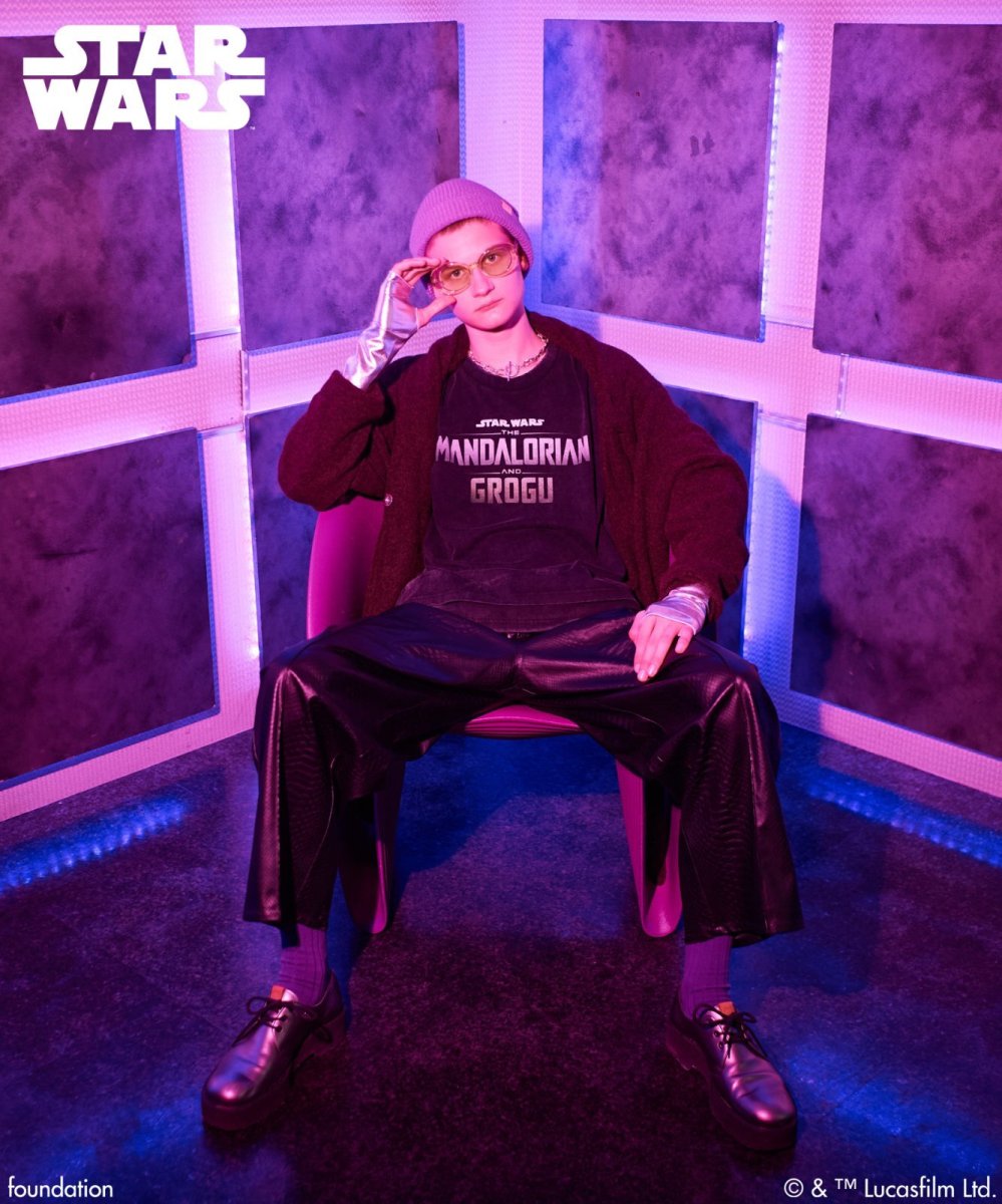 画像21: 【glamb カプセルコレクション先行予約】glamb グラム / STAR WARS/Tri Layered Cutsew (charcoal) (21)