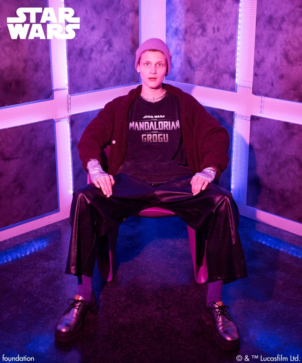画像19: 【glamb カプセルコレクション先行予約】glamb グラム / STAR WARS/Tri Layered Cutsew (charcoal) (19)