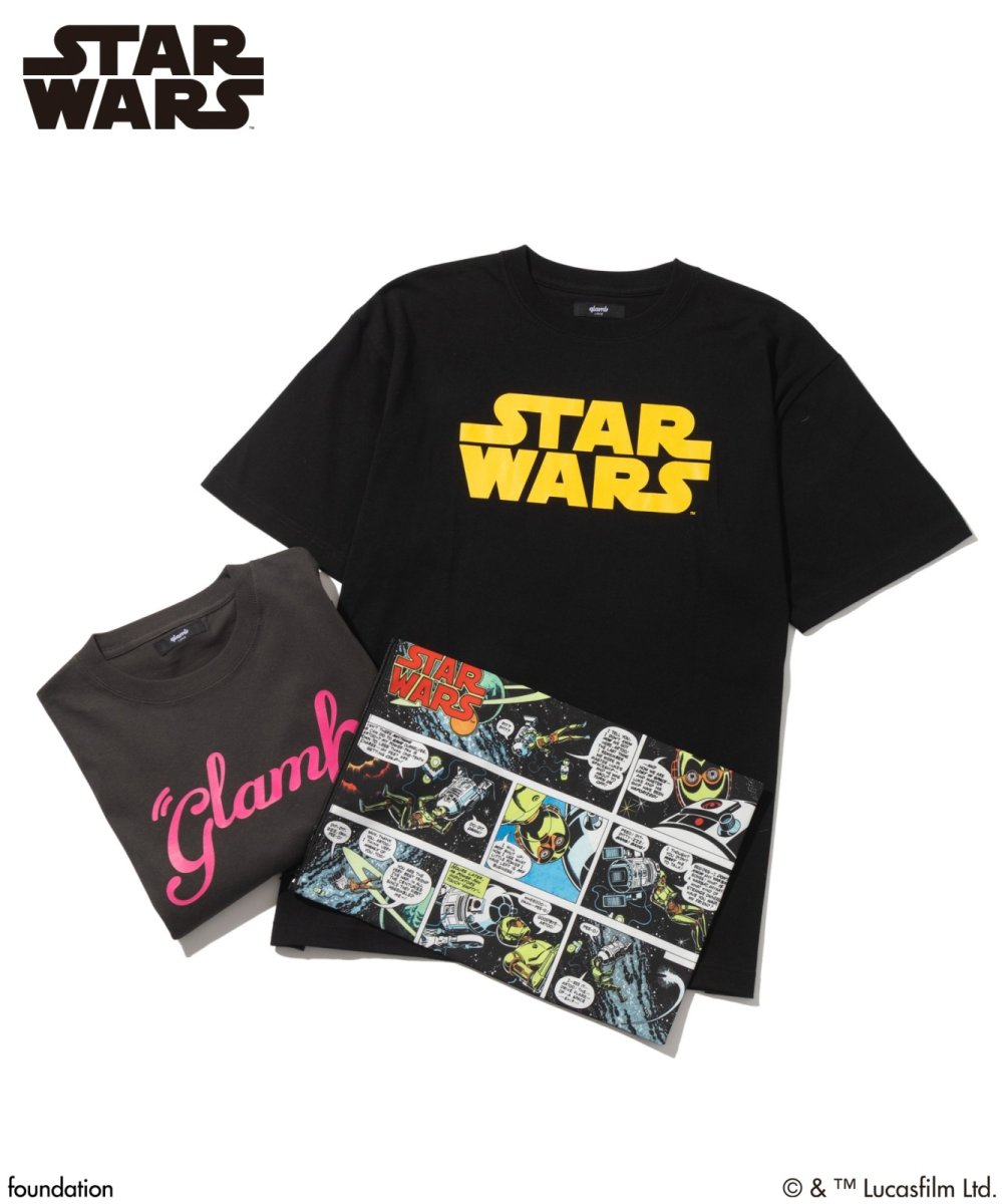画像2: 【glamb カプセルコレクション先行予約】glamb グラム / STAR WARS/2-Pack Tee (black) (2)