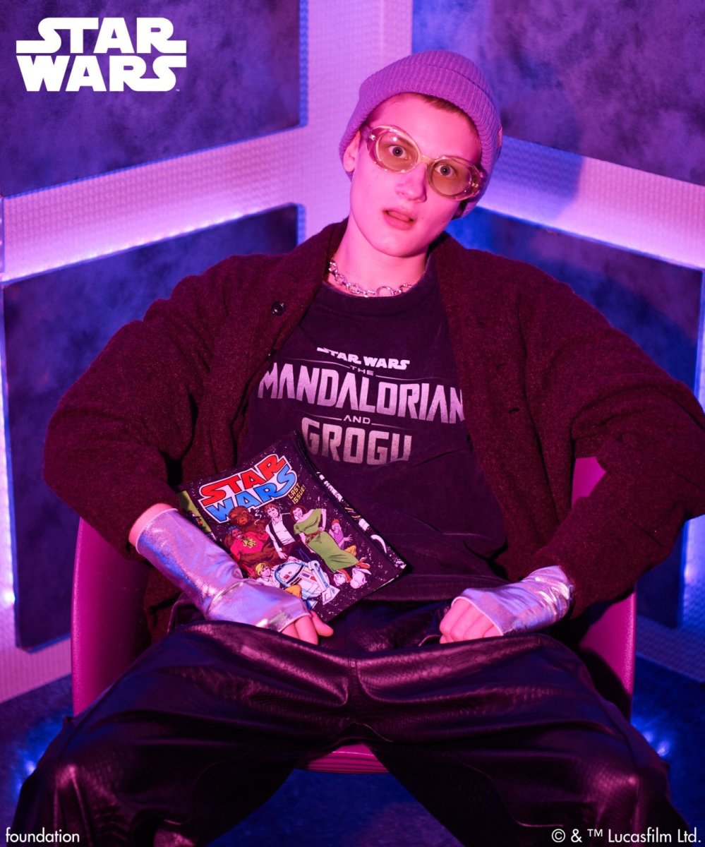画像17: 【glamb カプセルコレクション先行予約】glamb グラム / STAR WARS/Tri Layered Cutsew (charcoal) (17)