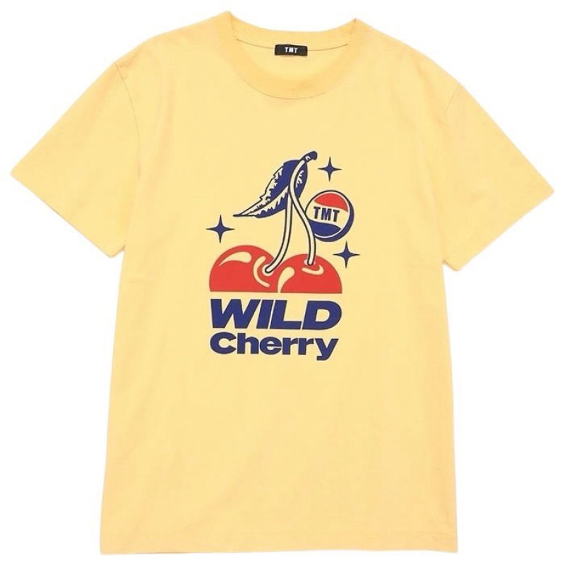 TMT / DRY COTTON JERSEY SS TEE (CHERRY) (yellow)の通販－INCENSE