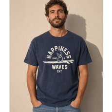 画像5: TMT / 6.2oz COTTON SS TEE (surf dog) (navy) (5)