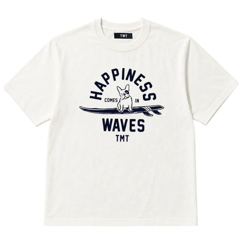 TMT / 6.2oz COTTON SS TEE (surf dog) (white)の通販－INCENSE(イン