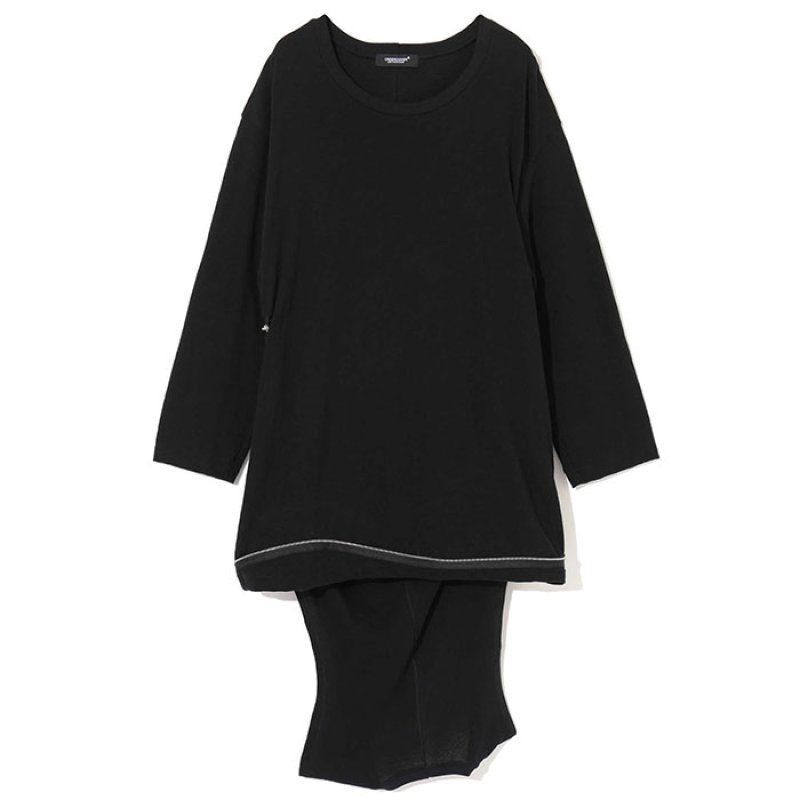希少品‼️✨【UNDERCOVER】アンダーカバー異素材ドッキング UNDERCOVER アンダーカバー / UC2F4804 / ドッキング7分袖Tシャツ