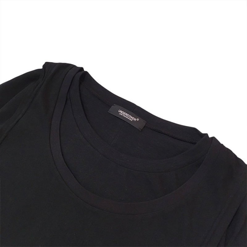 UNDERCOVER アンダーカバー / UC2F4804 / ドッキング7分袖Tシャツ