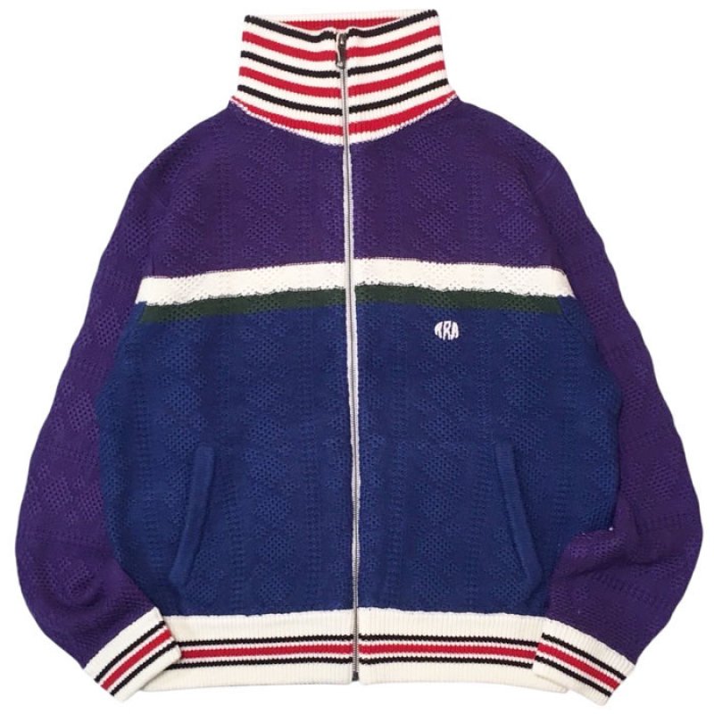 RICE NINE TEN ライスナインテン / MULTICOLOR KNITTED TRACK JACKET