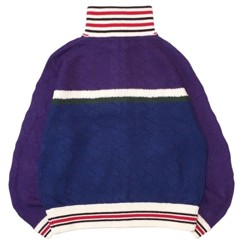 RICE NINE TEN ライスナインテン / MULTICOLOR KNITTED TRACK JACKET
