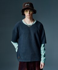 画像6: 【glamb 2026 Winter先行予約】glamb グラム / Multi Texture Layered Cutsew (2色展開) (6)