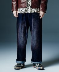 画像6: 【glamb 2026 Winter先行予約】glamb グラム / Gloss Flockey Denim Pants (2色展開) (6)