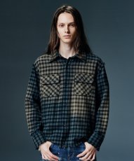 画像11: 【glamb 2026 Winter先行予約】glamb グラム / Bleach Check Shirt (2色展開) (11)