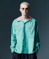 画像13: 【glamb 2026 Winter先行予約】glamb グラム / Chemical Burn Bowling Shirt (2色展開) (13)