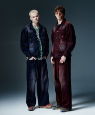 画像28: 【glamb 2026 Winter先行予約】glamb グラム / Gloss Flockey Denim Jacket (2色展開) (28)