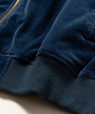 画像6: 【glamb 2026 Winter先行予約】glamb グラム / Indigo Velveteen Track Jacket (1色展開) (6)