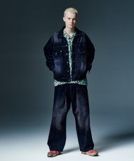 画像23: 【glamb 2026 Winter先行予約】glamb グラム / Gloss Flockey Denim Set Up (2色展開) (23)