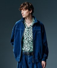 画像11: 【glamb 2026 Winter先行予約】glamb グラム / Indigo Velveteen Track Jacket (1色展開) (11)