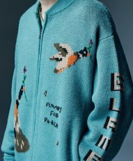 画像9: 【glamb 2026 Winter先行予約】glamb グラム / Jacquard Knit Blouson (2色展開) (9)