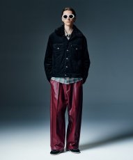 画像22: 【glamb 2026 Winter先行予約】glamb グラム / Synth Leather Baggy Slacks (2色展開) (22)