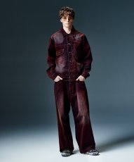 画像14: 【glamb 2026 Winter先行予約】glamb グラム / Gloss Flockey Denim Jacket (2色展開) (14)