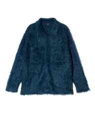画像2: 【glamb 2026 Winter先行予約】glamb グラム / Shaggy Knit Shirt Cardigan (2色展開) (2)