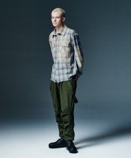 画像20: 【glamb 2026 Winter先行予約】glamb グラム / Bleach Check Shirt (2色展開) (20)