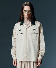 画像10: 【glamb 2026 Winter先行予約】glamb グラム / Chemical Burn Bowling Shirt (2色展開) (10)